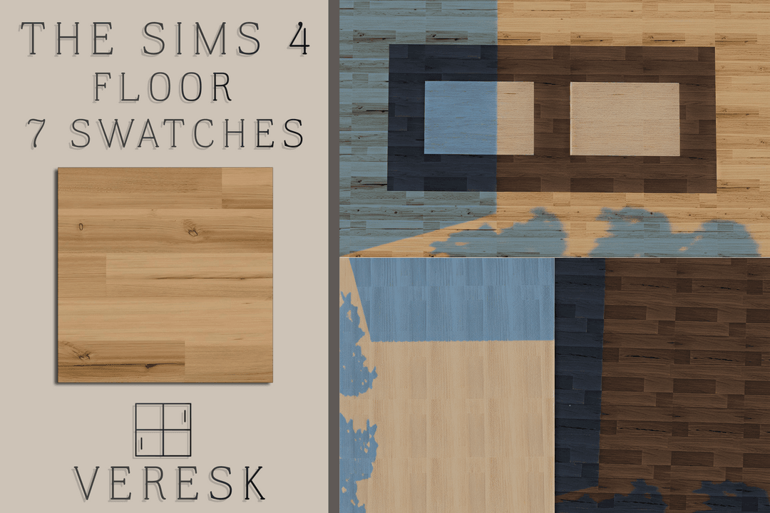 Паркет Wooden floor Squares